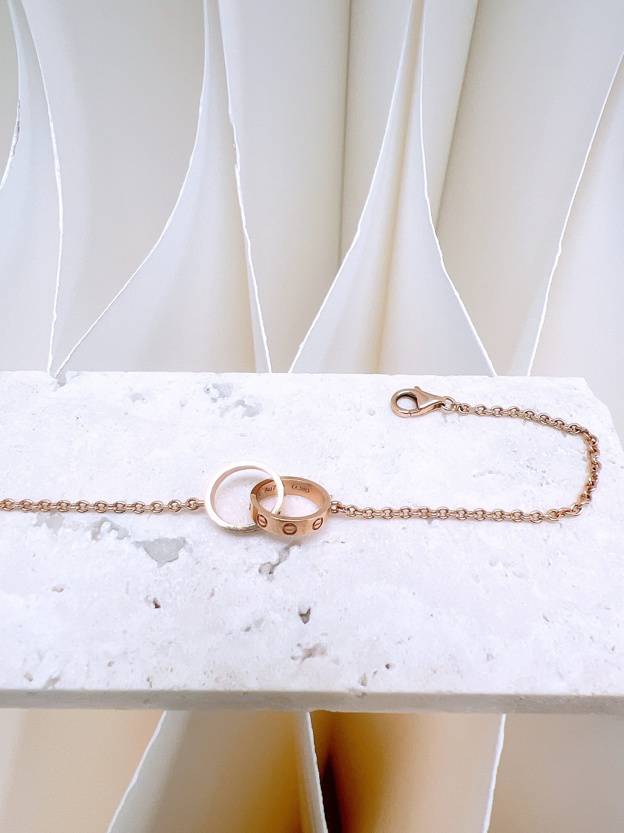 Cartier love bracelet 18k rose gold