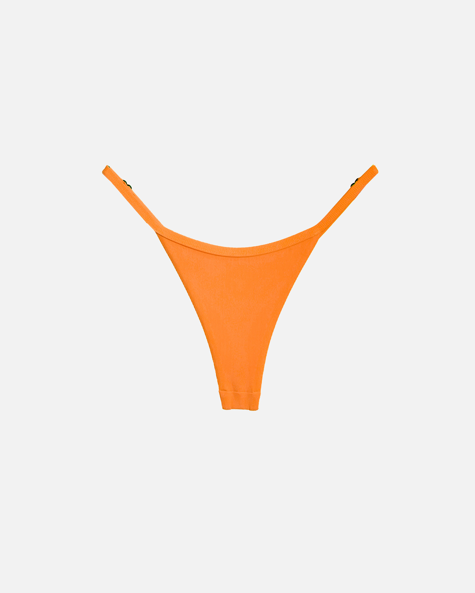 【羅紋桔子橘】SUNNY 極細日曬丁字泳褲