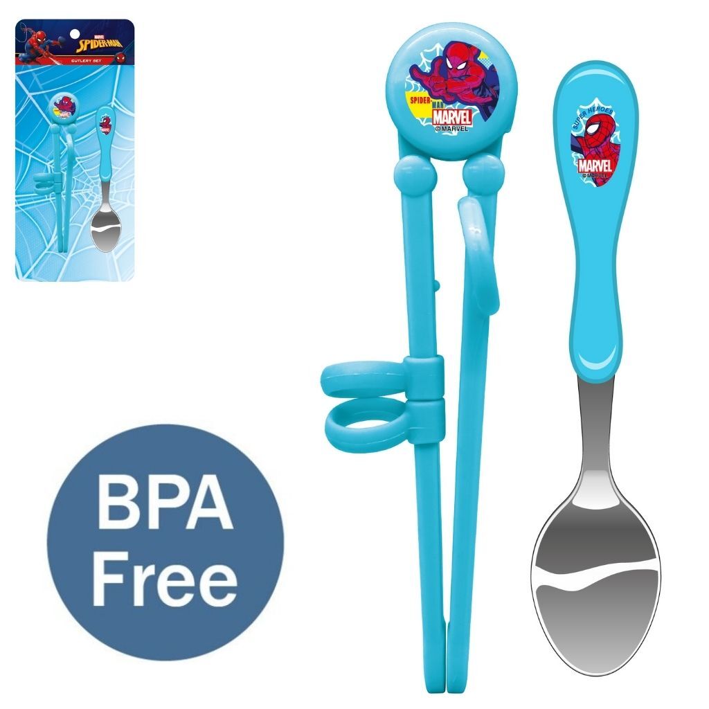 Marvel 蜘蛛俠 | 學習餐具套裝(筷子 湯匙 )