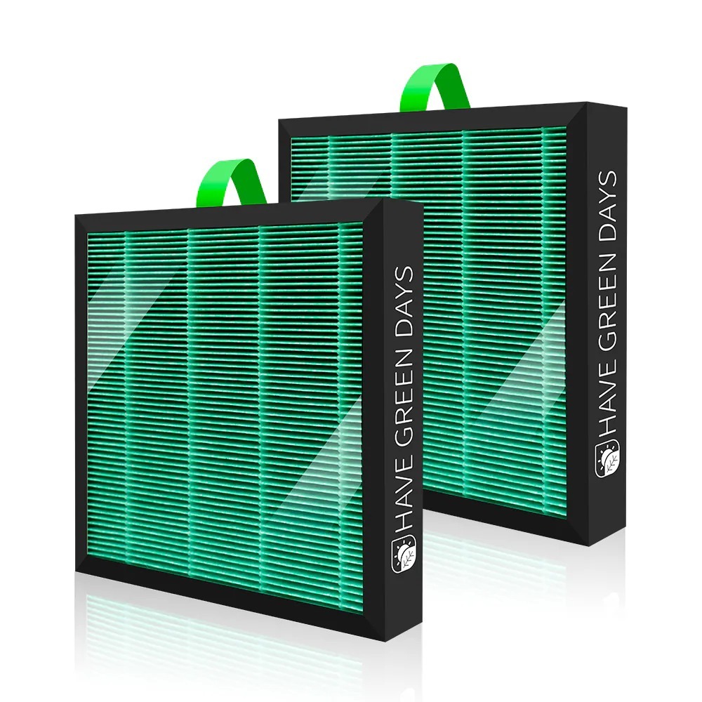 二入|適用 Blueair 5200系列 5210 5240 HEPA抗菌濾芯蜂巢顆粒活性碳 複合式濾網 綠綠好日