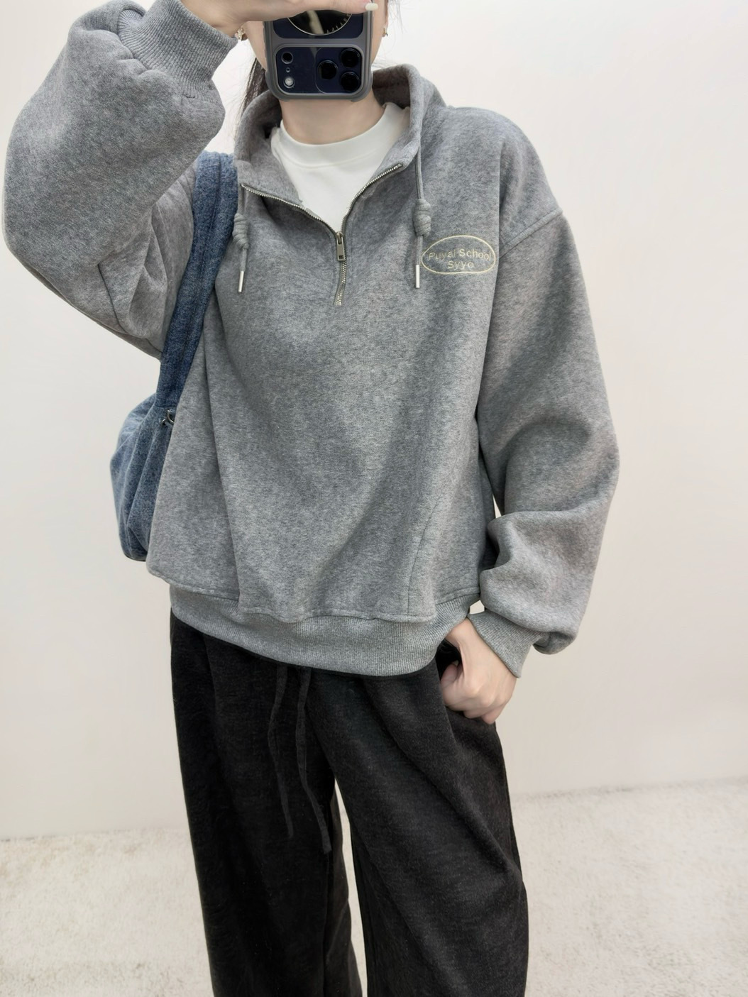 開門襟有口袋內抓絨保暖上衣★帥氣不臃腫的日常休閒款