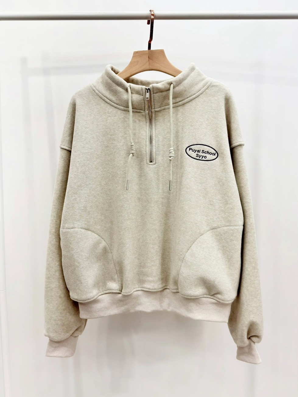 開門襟有口袋內抓絨保暖上衣★帥氣不臃腫的日常休閒款