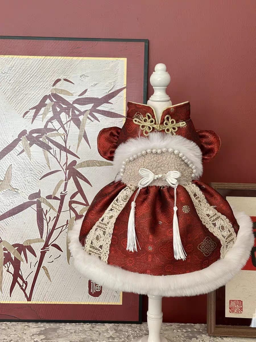 宠物唐装 大尺码链接 新中式 公主裙