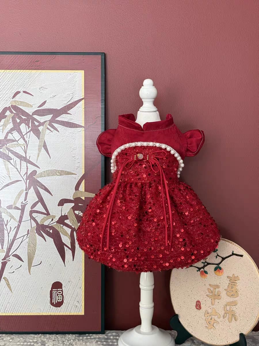 宠物唐装 大尺码链接 新中式 公主裙