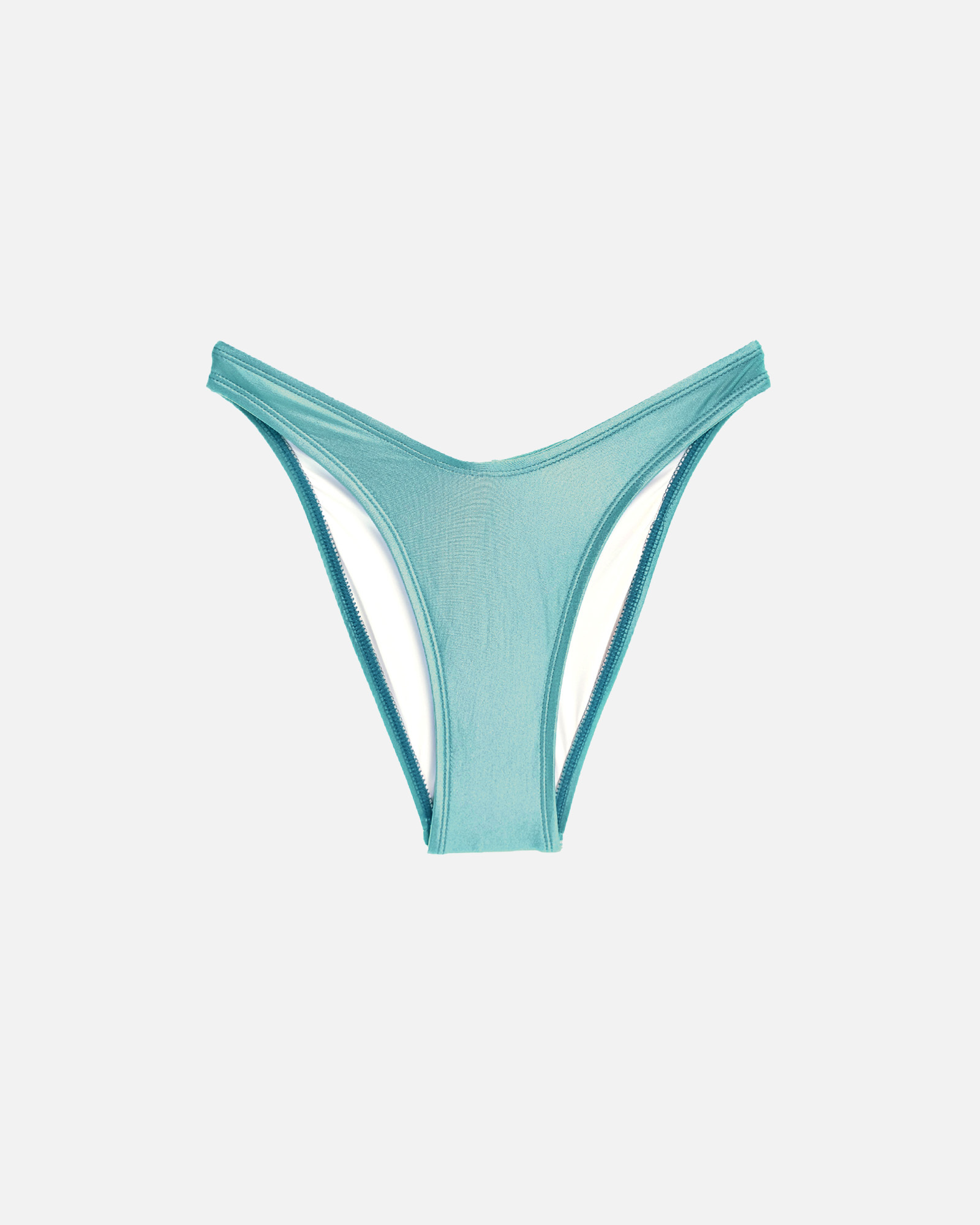 【絲光霧霾藍】VOU 海鷗拋臀泳褲