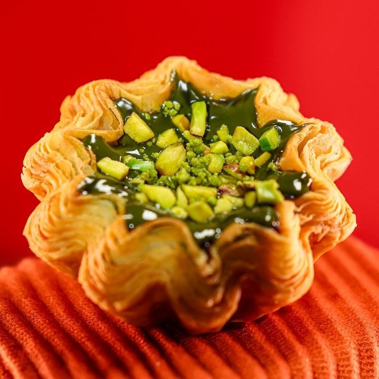 流心開心果麻糬撻