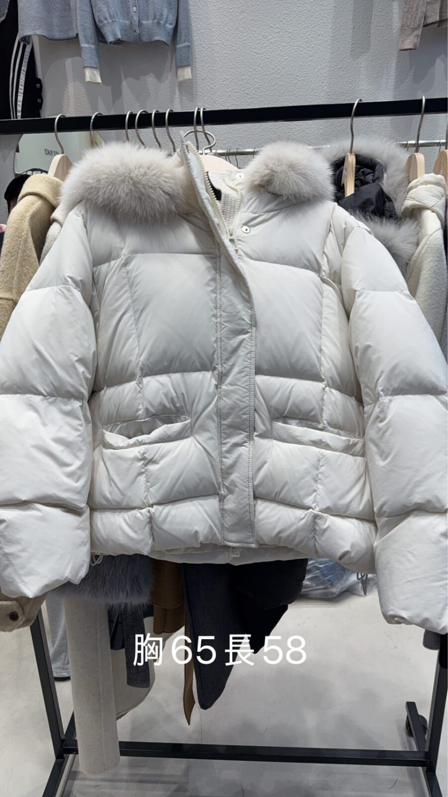 HP5408 毛毛領鴨絨短外套