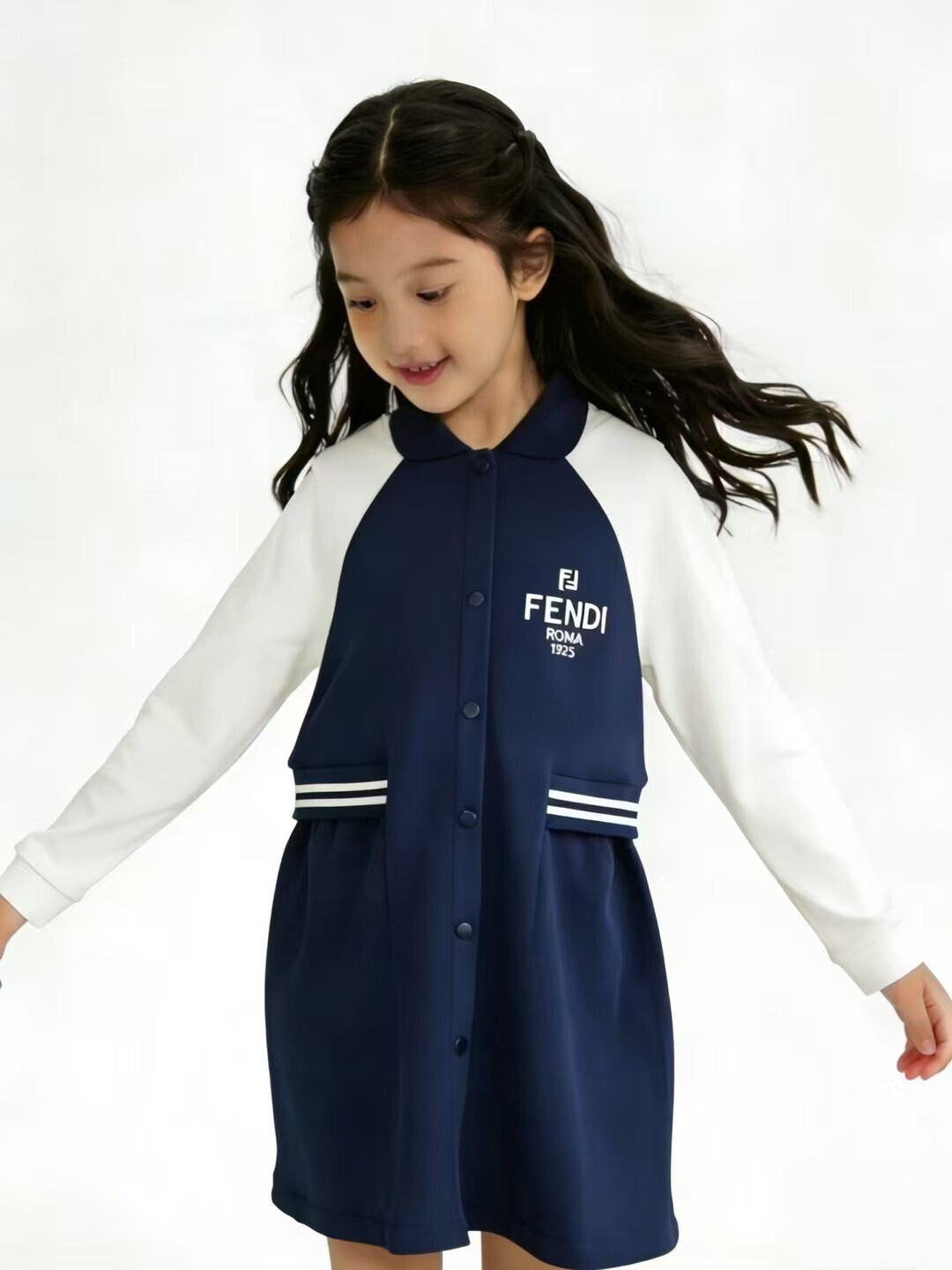 FF kids 字母圖案 連身裙