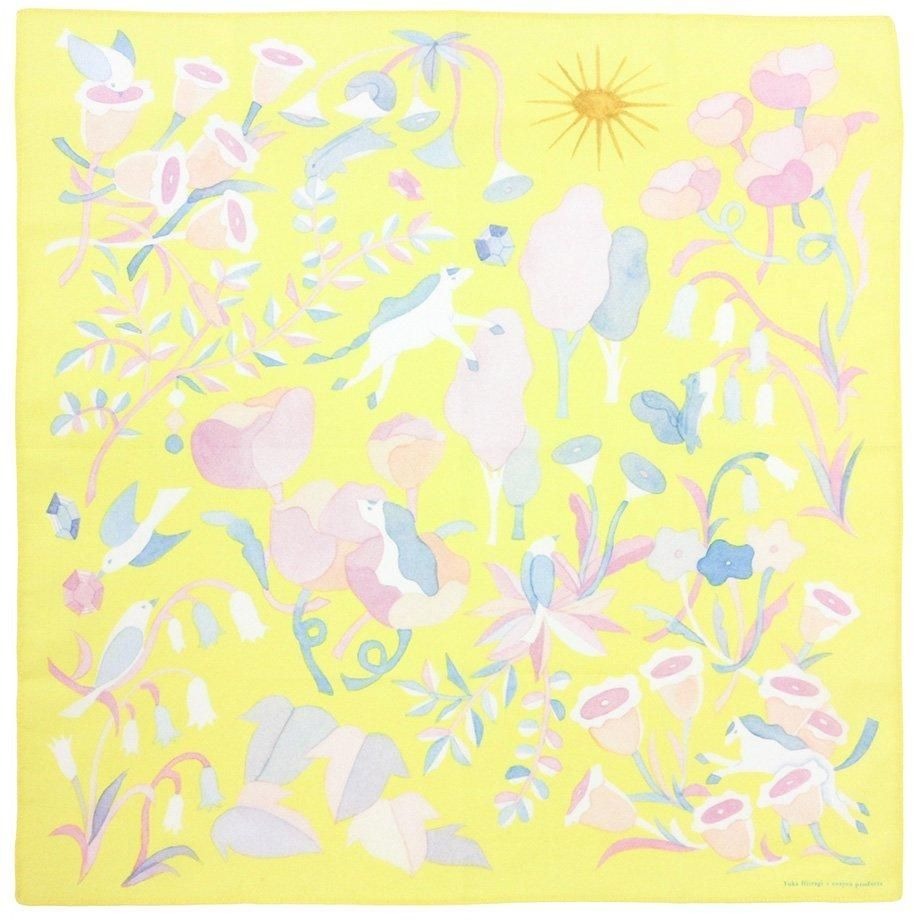 柊有花 鮮花和華爾滋 日本製純棉手帕 茶巾｜表現社