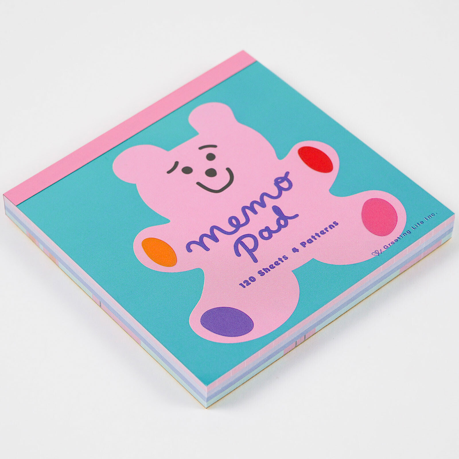 CHIC 小熊 120枚 方形便條紙 memo｜日本Greeting Life