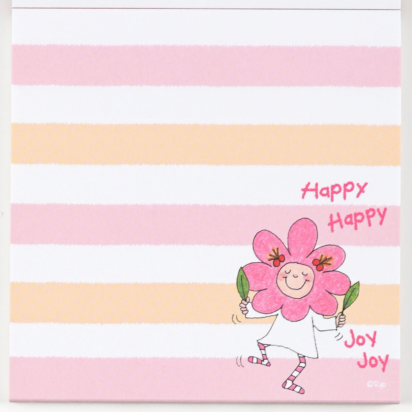 coco醬_鬱金香 120枚 方形便條紙 memo｜日本Greeting Life