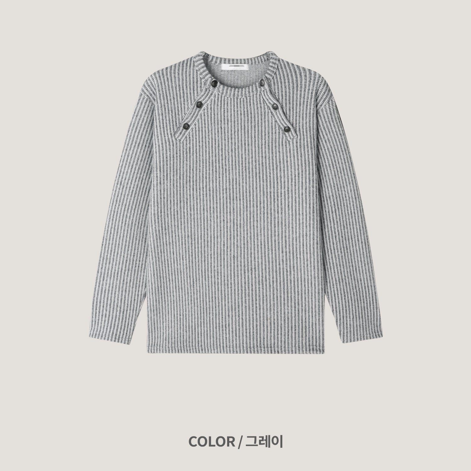 暗直紋長袖衫 T5895