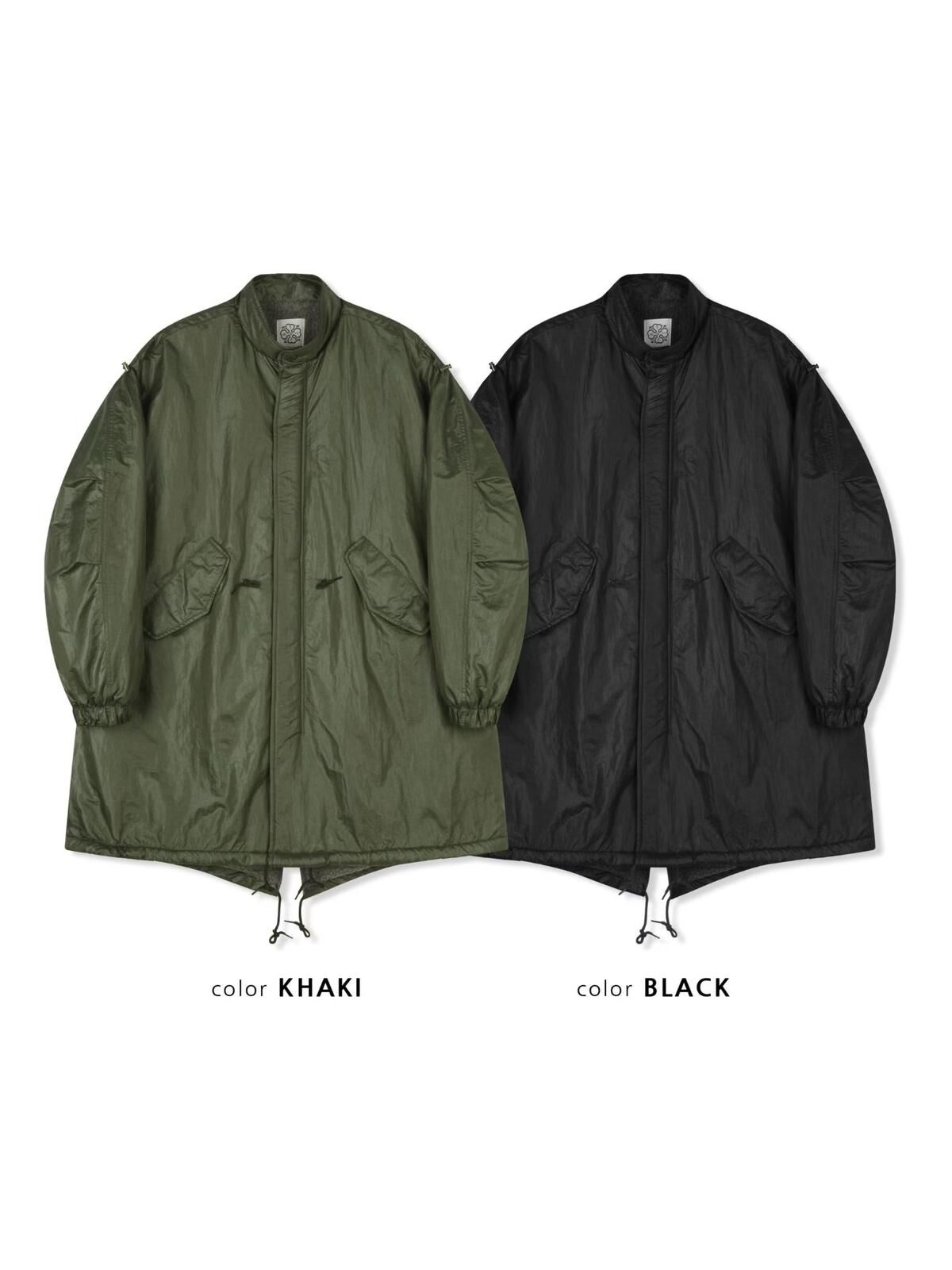 企領拉鍊長褸(薄夾棉) APT-004JK