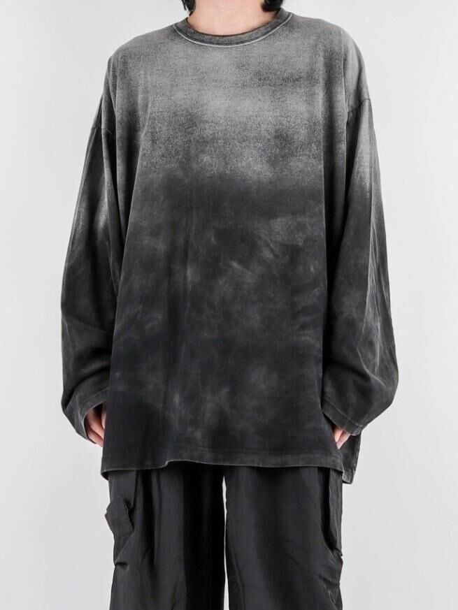 仿污淨色長袖衫 GLAMOUR-119T