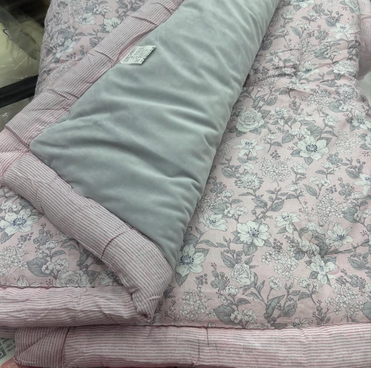 A1KR09 大花冬被100%天絲，反面100%絨毛*一張包京東