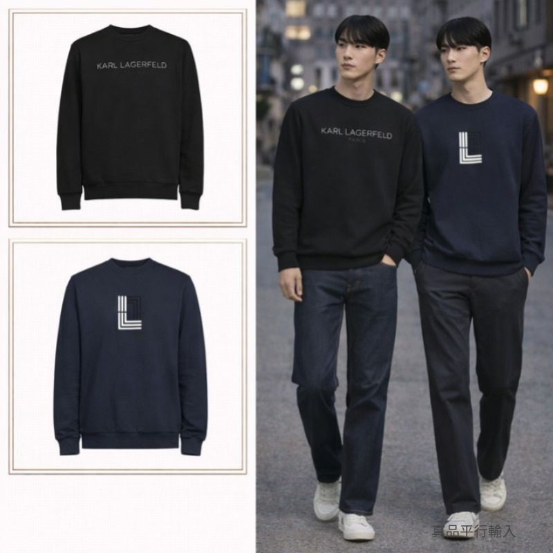 【預購】KARL LAGERFELD PARIS H010666 男裝圓領衛衣