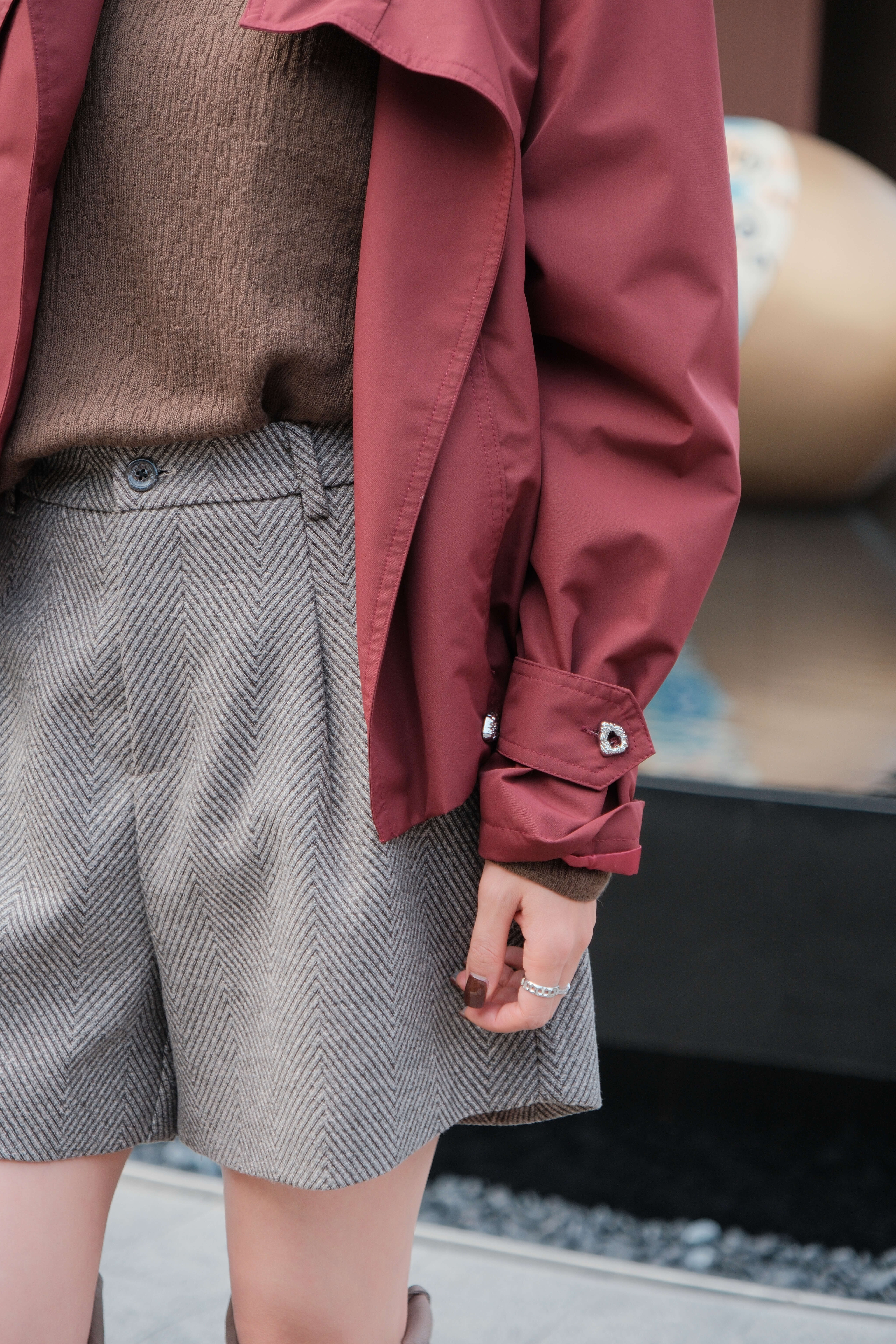 Front Pleated A-Line Shorts_PT261L09