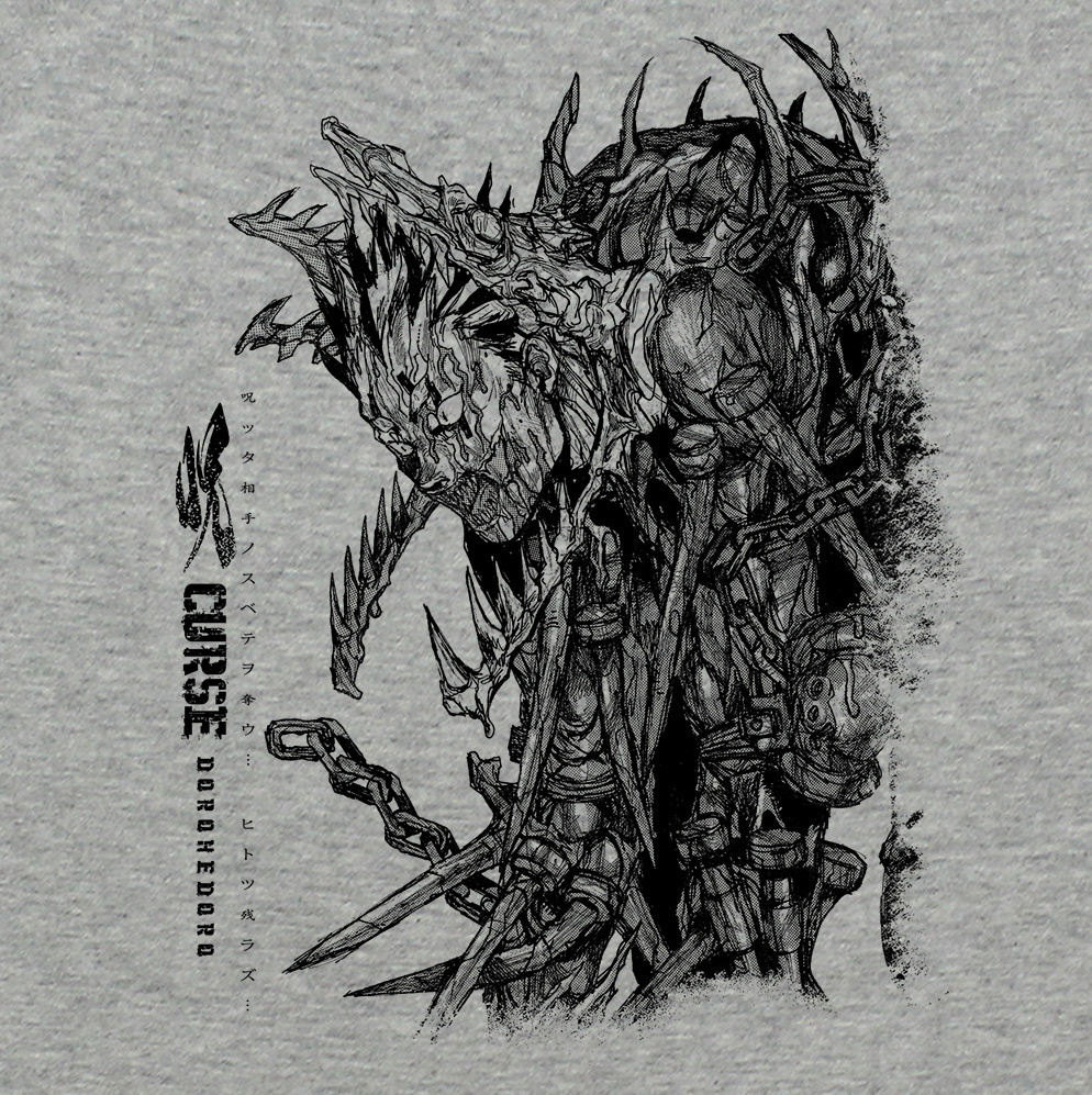 Cospa 011926 カース Tシャツ [ドロヘドロ（原作版）] MIX GRAY