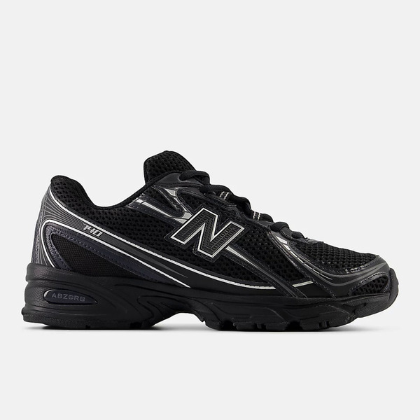 New Balance 740 U740BM2 柯震東著用款 男女 運動休閒鞋 復古 慢跑鞋 舒適 穿搭 黑 銀