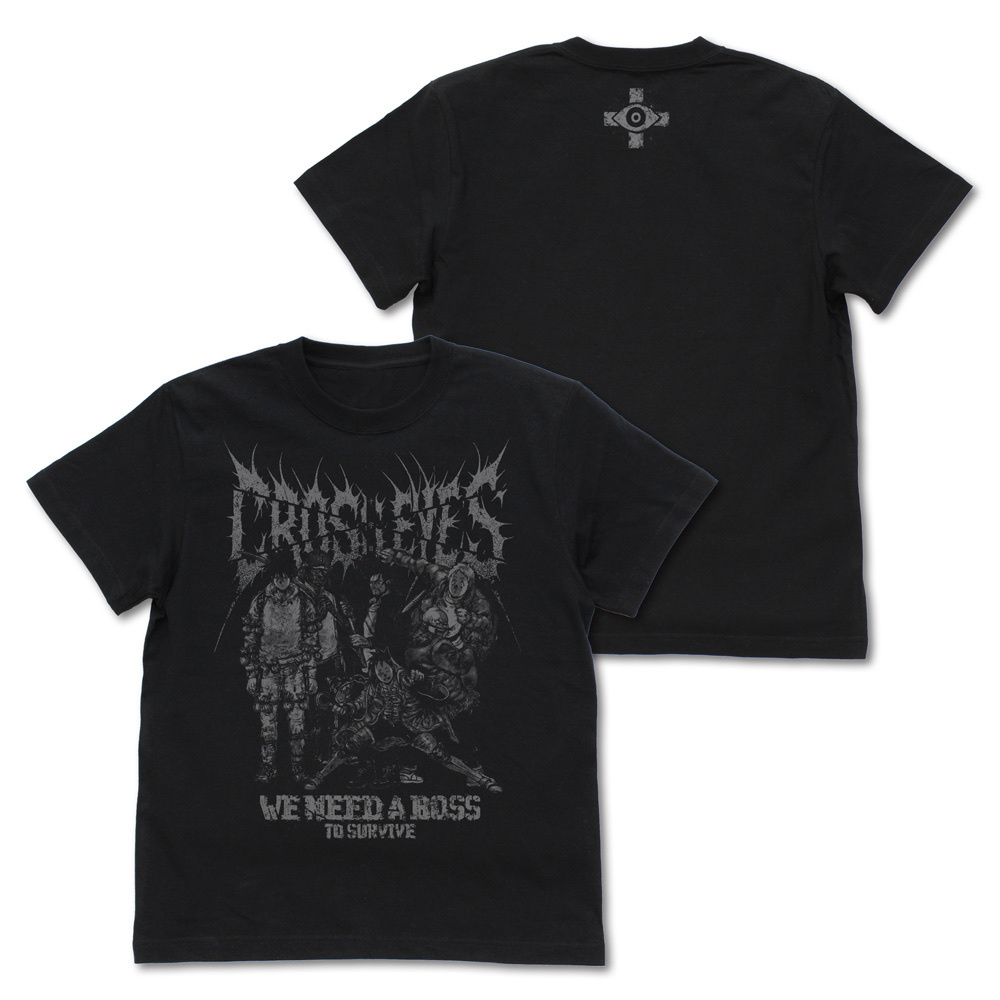 Cospa 011926 十字目 Tシャツ [ドロヘドロ（原作版）] BLACK