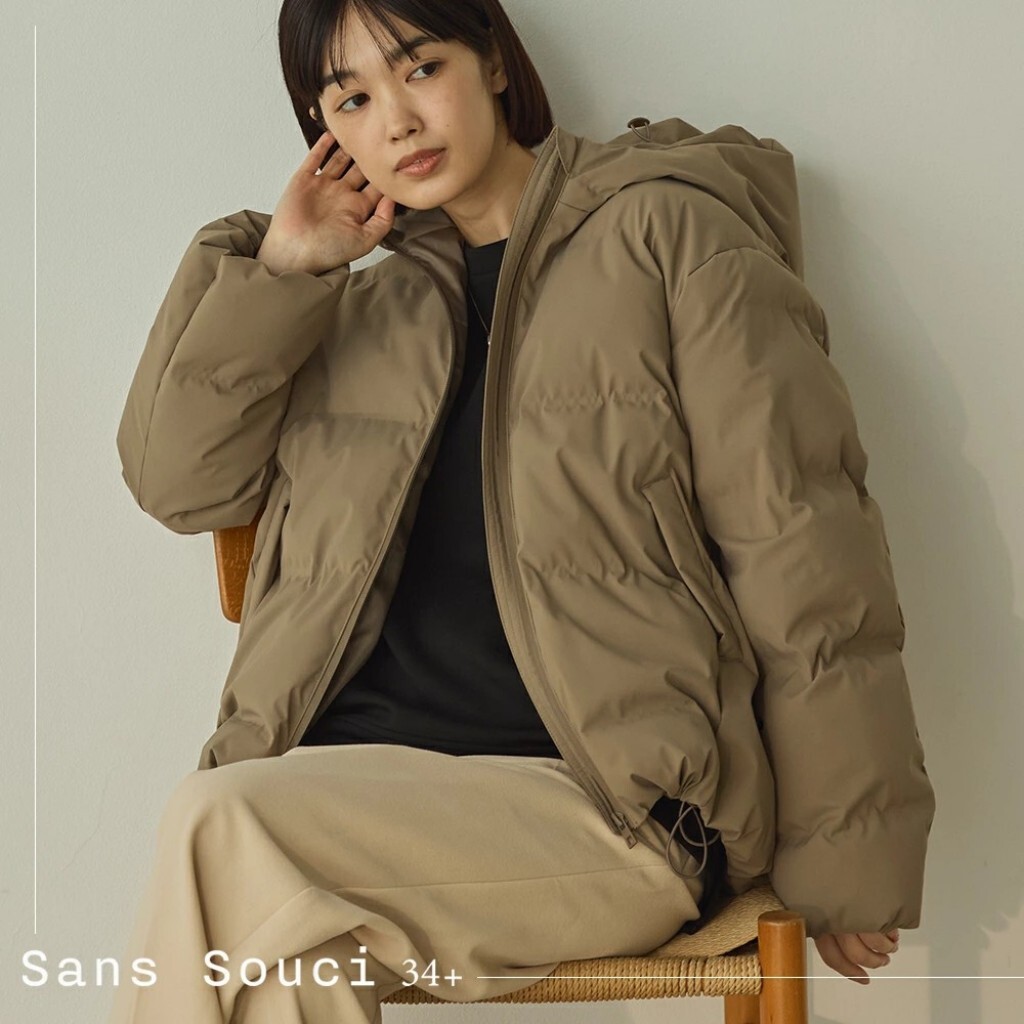 日本🇯🇵撥水無縫纖維羽絨短版外套