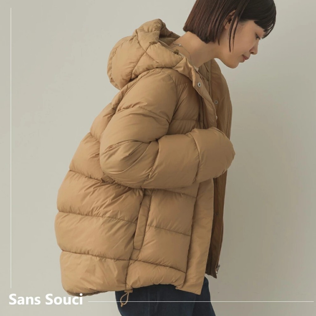 日本🇯🇵抽繩輕量保暖羽絨外套