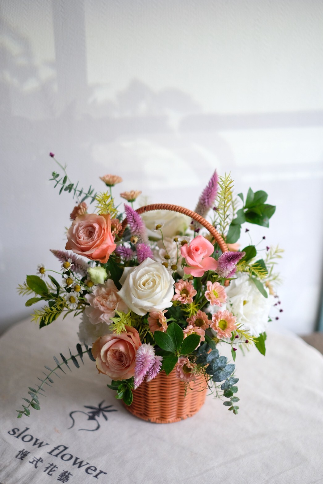 366日慢式風格提籃花