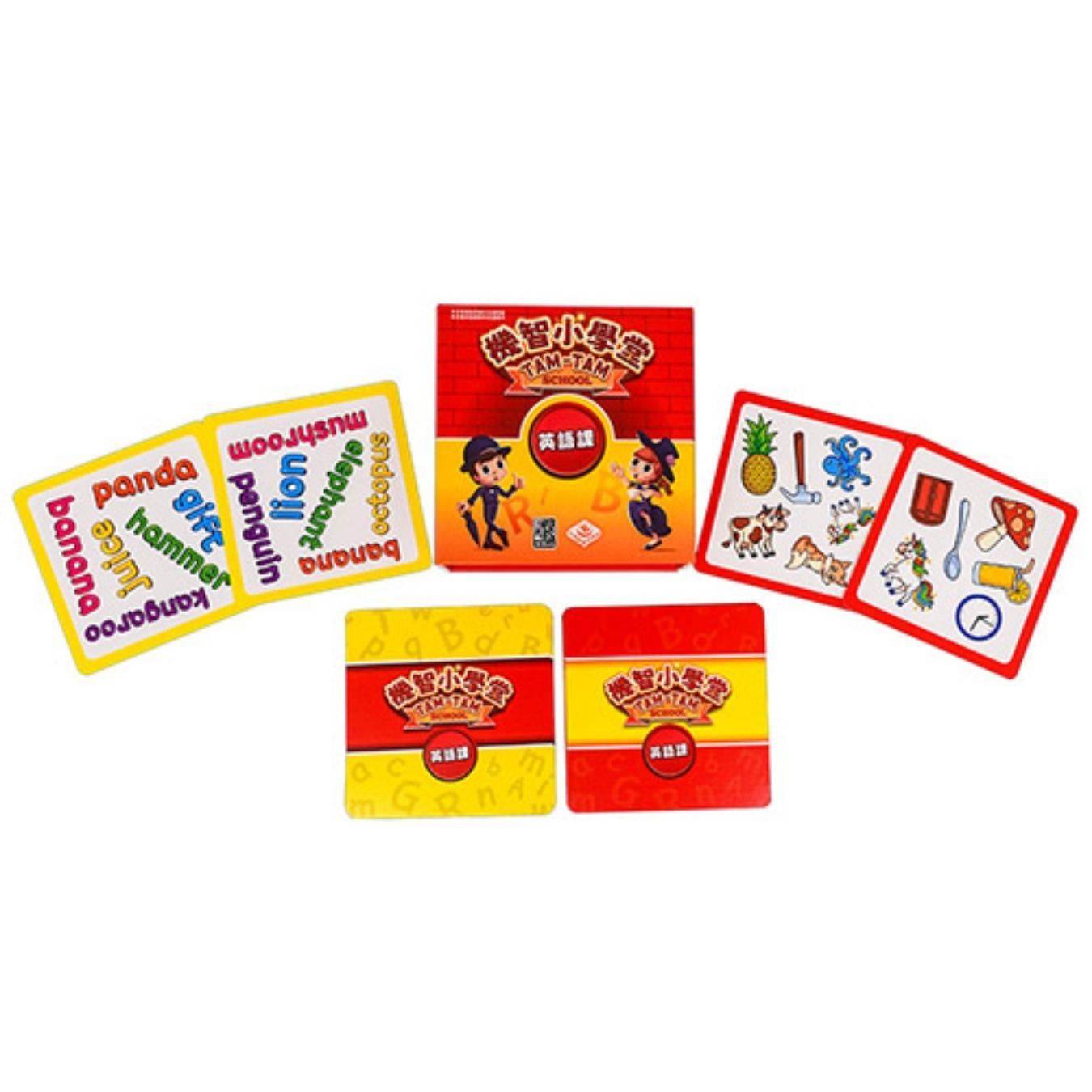 Tam Tam - English Words 1 機智小學堂：英語課 | 1-5人　英文詞彙反應桌遊