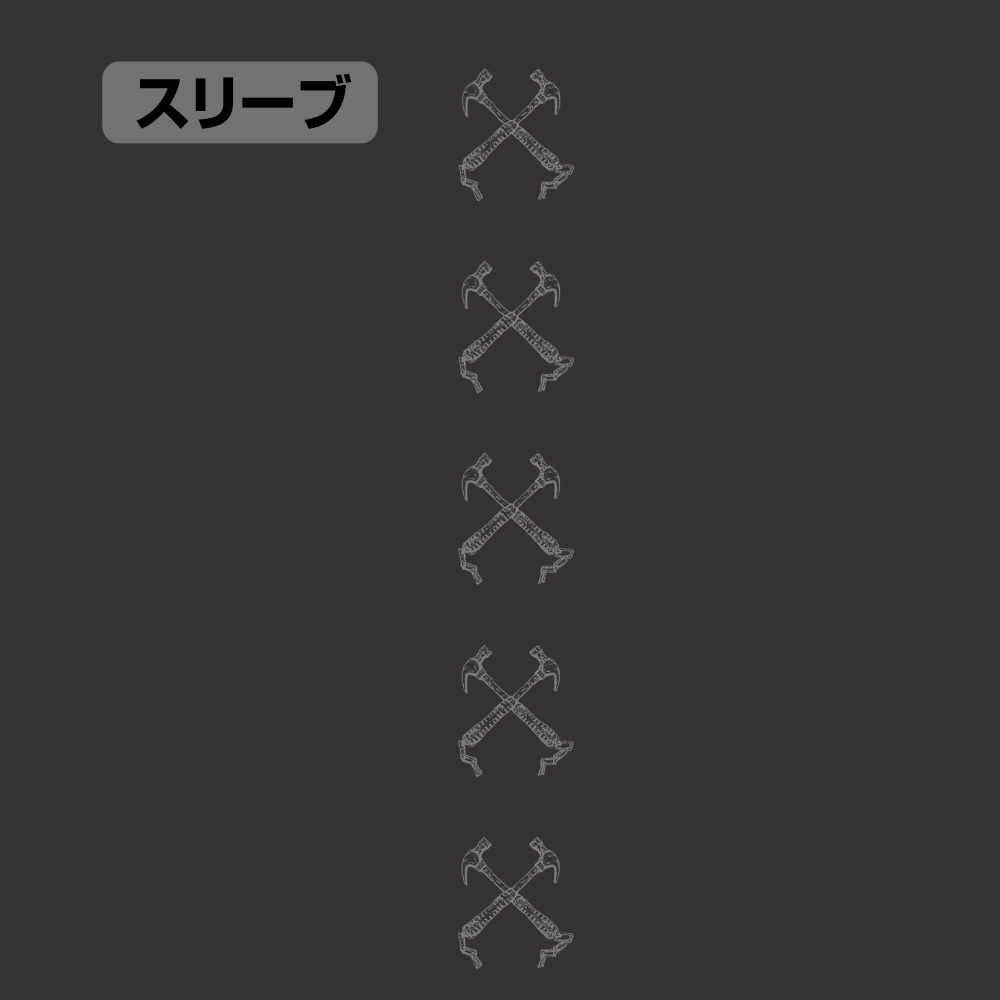 Cospa 011926 心 マスク 袖リブロングスリーブTシャツ [ドロヘドロ（原作版）] SUMI