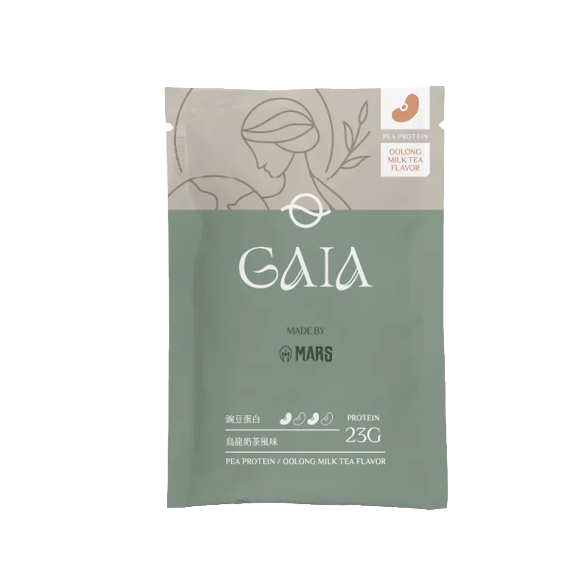 戰神MARS GAIA植物蛋白 豌豆蛋白 烏龍奶茶23g