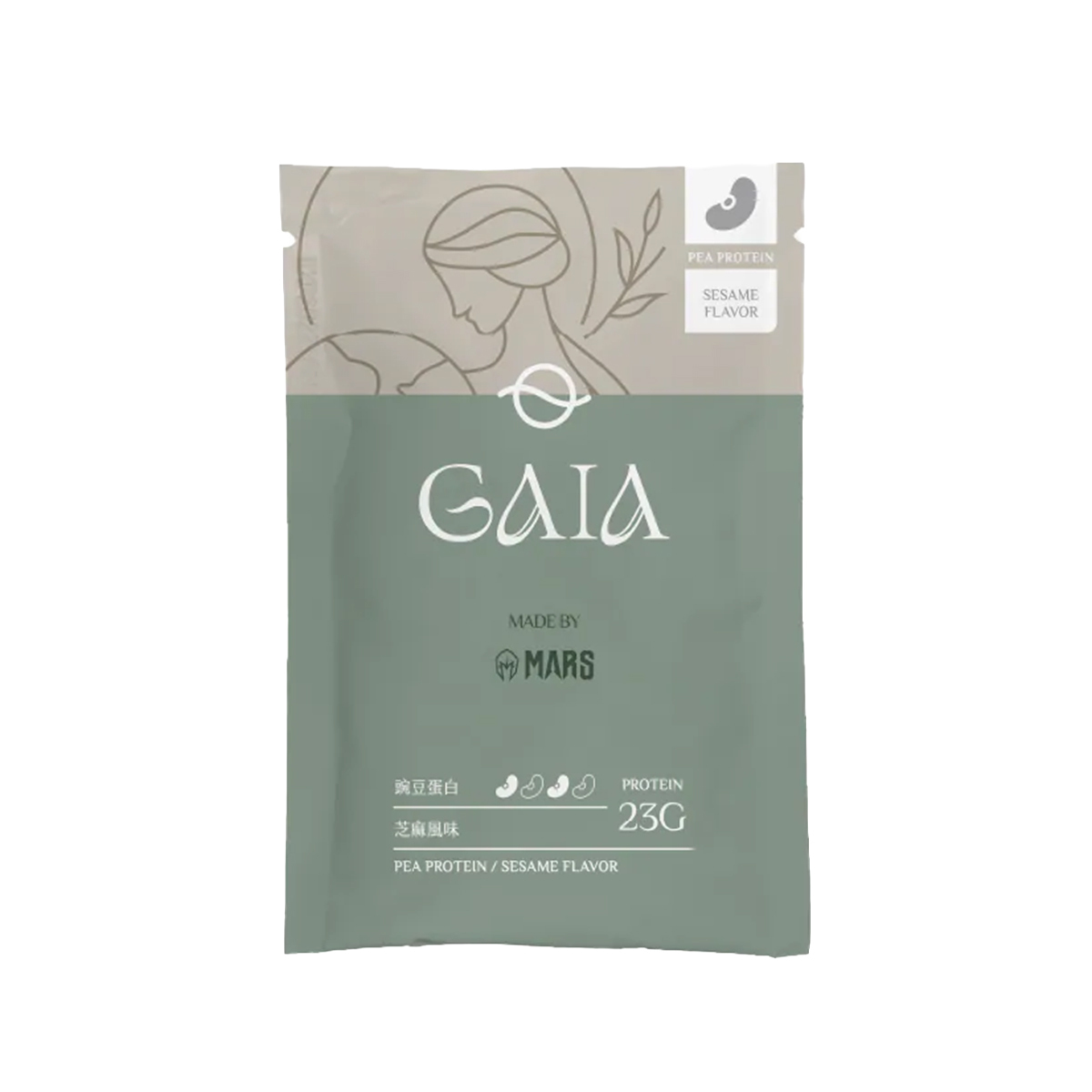 戰神MARS GAIA植物蛋白 豌豆蛋白 芝麻23g