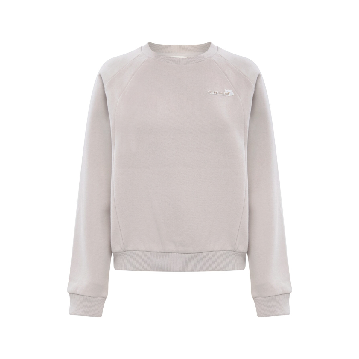 【EIDER】女刷毛圓領大學T/25EDWW25258-[灰卡其、海軍藍]