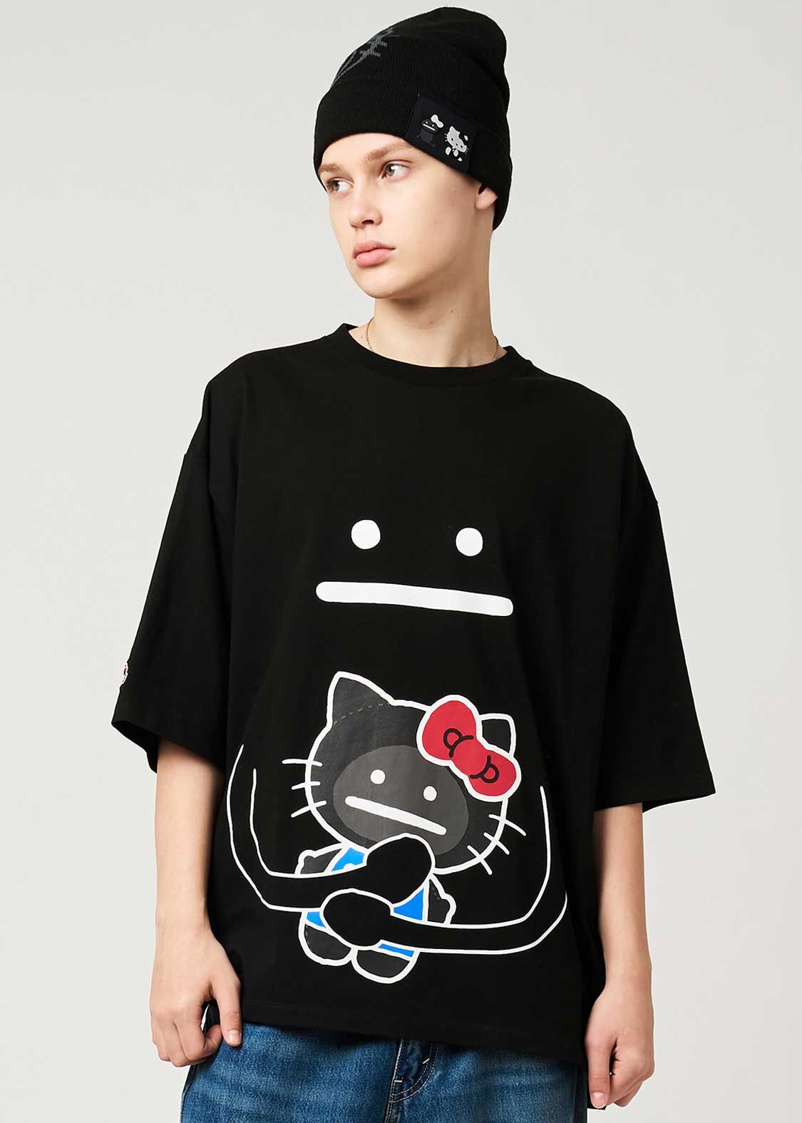 日本預訂 graniph GH X HELLO KITTY HELLO SHADOW I Want to Be Like Her | Big Silhouette T-shirt 再預訂3月尾到貨