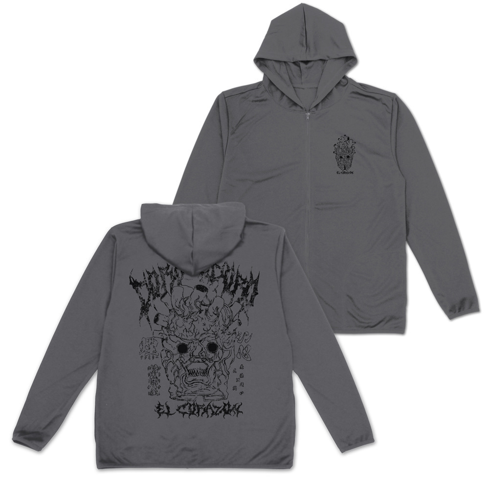 Cospa 011926 心 マスク 薄手ドライパーカー [ドロヘドロ（原作版）] GRAY