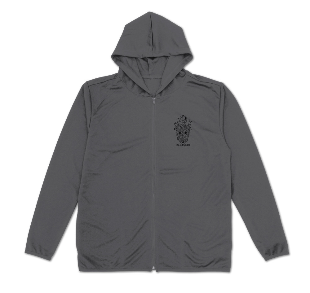 Cospa 011926 心 マスク 薄手ドライパーカー [ドロヘドロ（原作版）] GRAY