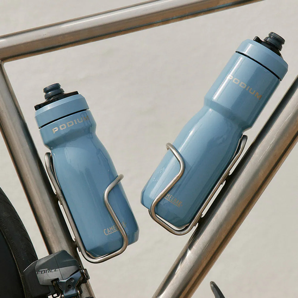 【CAMELBAK】水壺 650ML 競速保冰單車水壺 霧灰藍