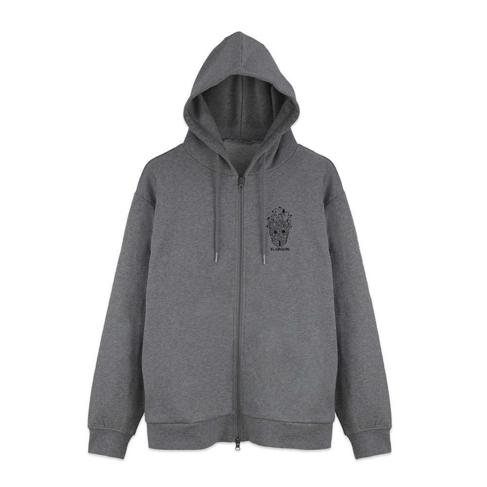 Cospa 011926 心 マスク ジップパーカー [ドロヘドロ（原作版）] MIX GRAY