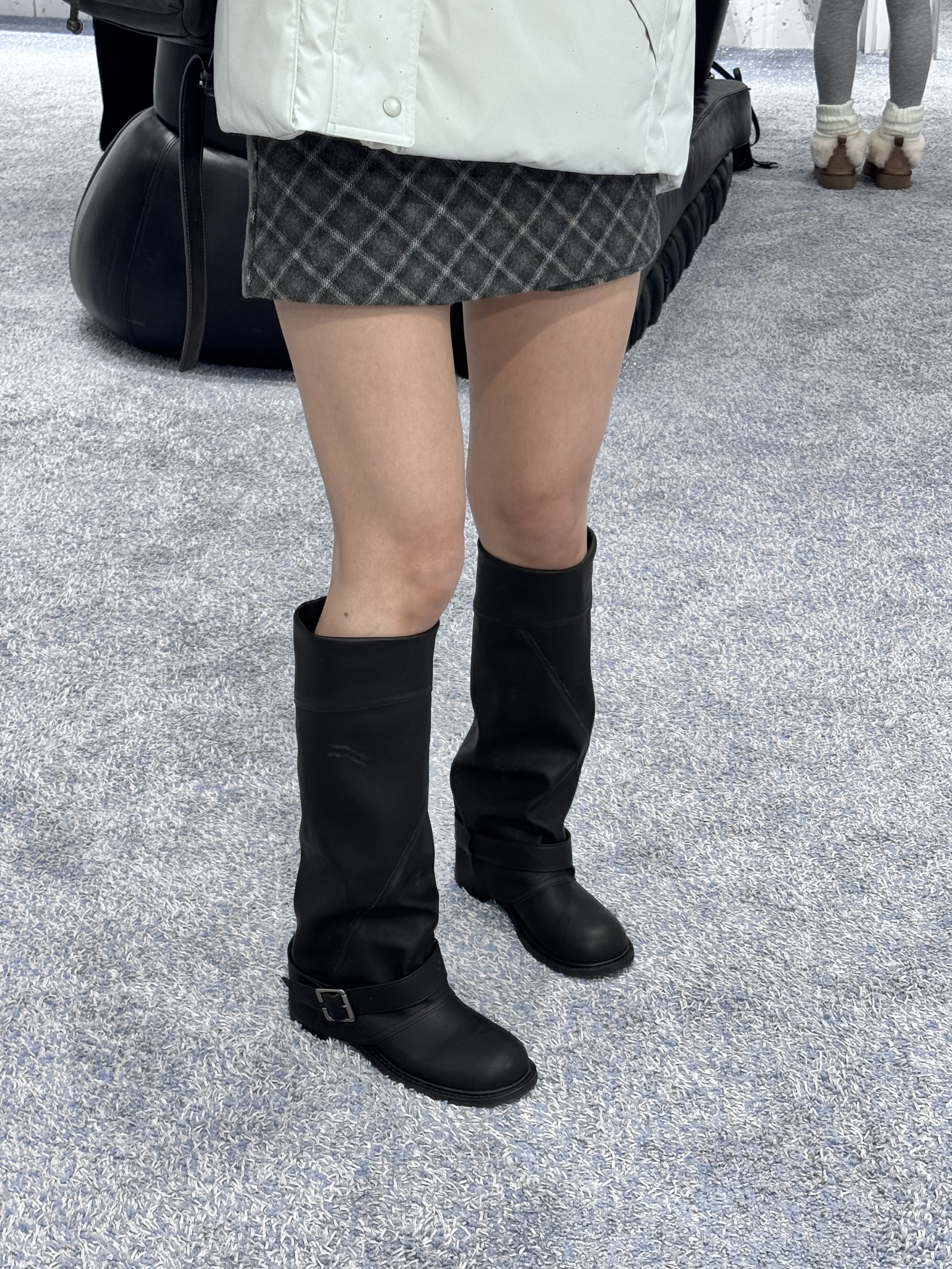 (訂購)個性感PU皮長boot AC0102(黑)