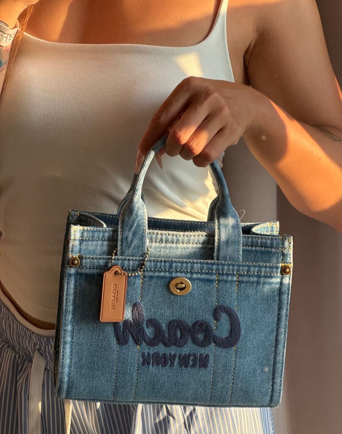 【預購】H010674 Coach 牛仔 Tote