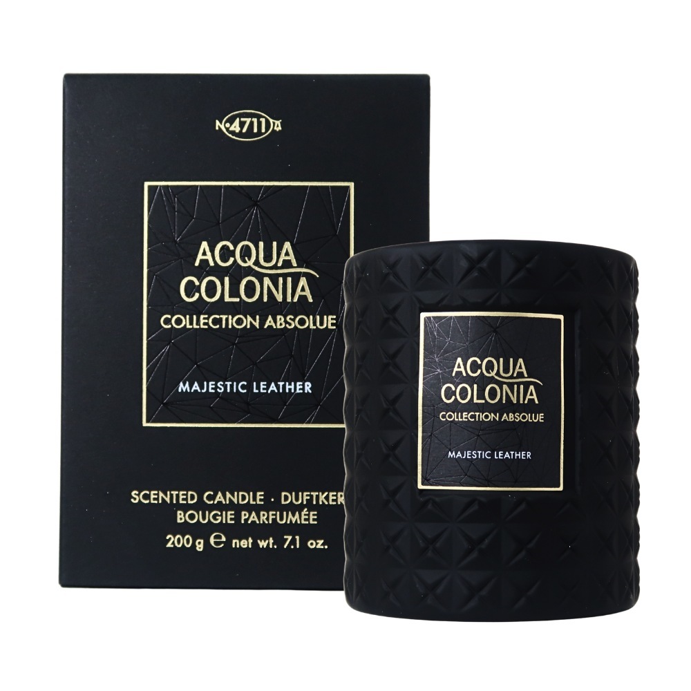4711 科隆之水 Majestic Leather 冷杉皮革香氛蠟燭 200g