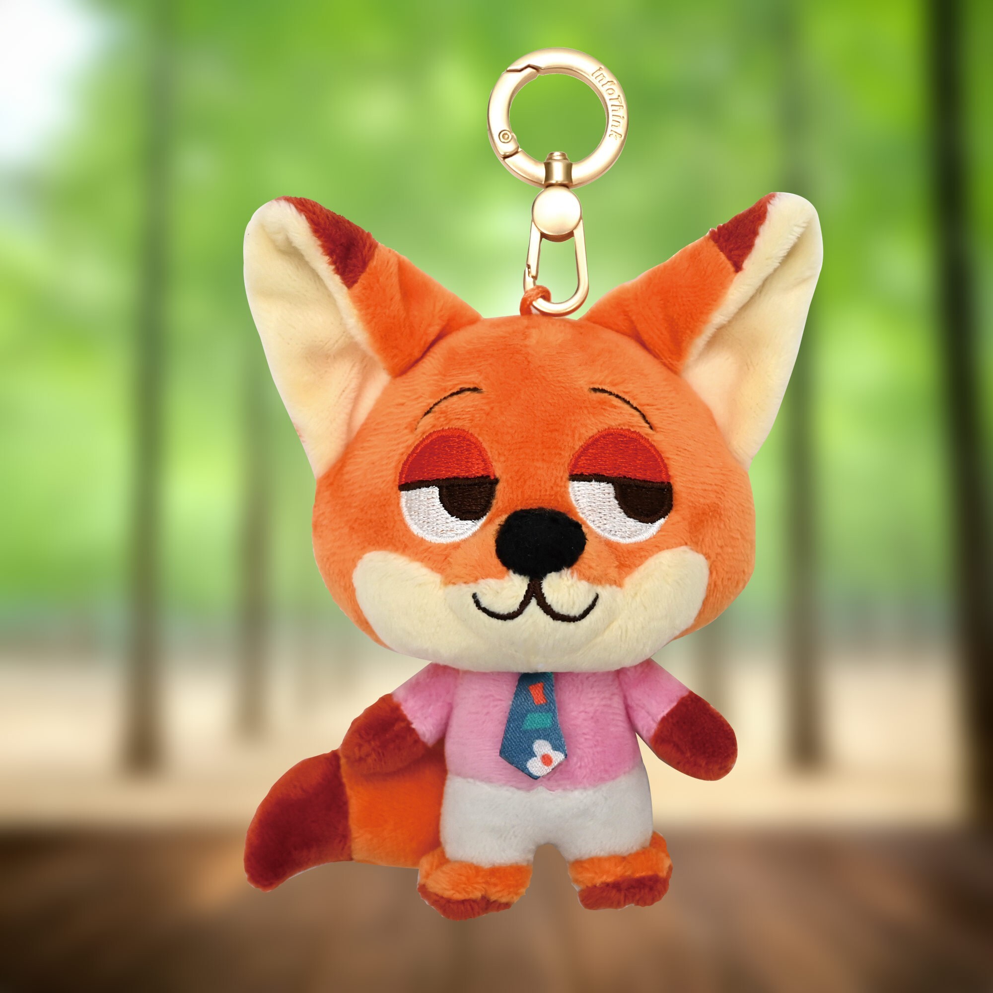 <限量開團價> InfoThink x Disney 動物方城市 迪士尼 絨毛 公仔 防丟器 兩款