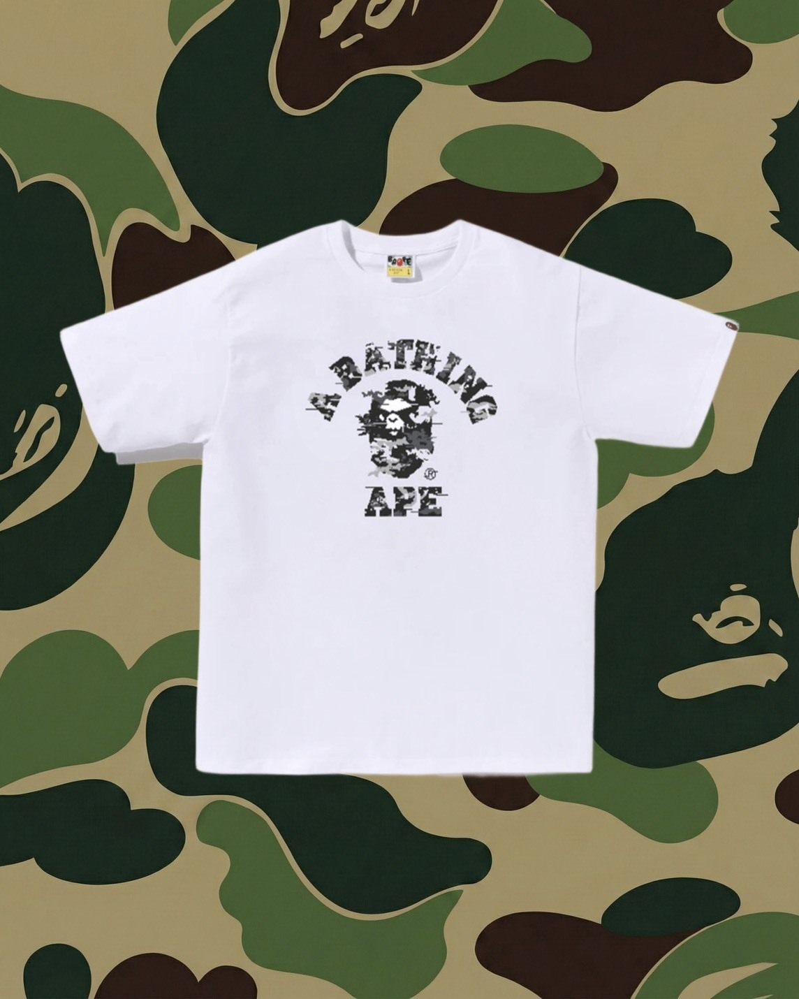 日本連線代購 A BATHING APE Men Short Sleeve T-Shirt 短踢 四色