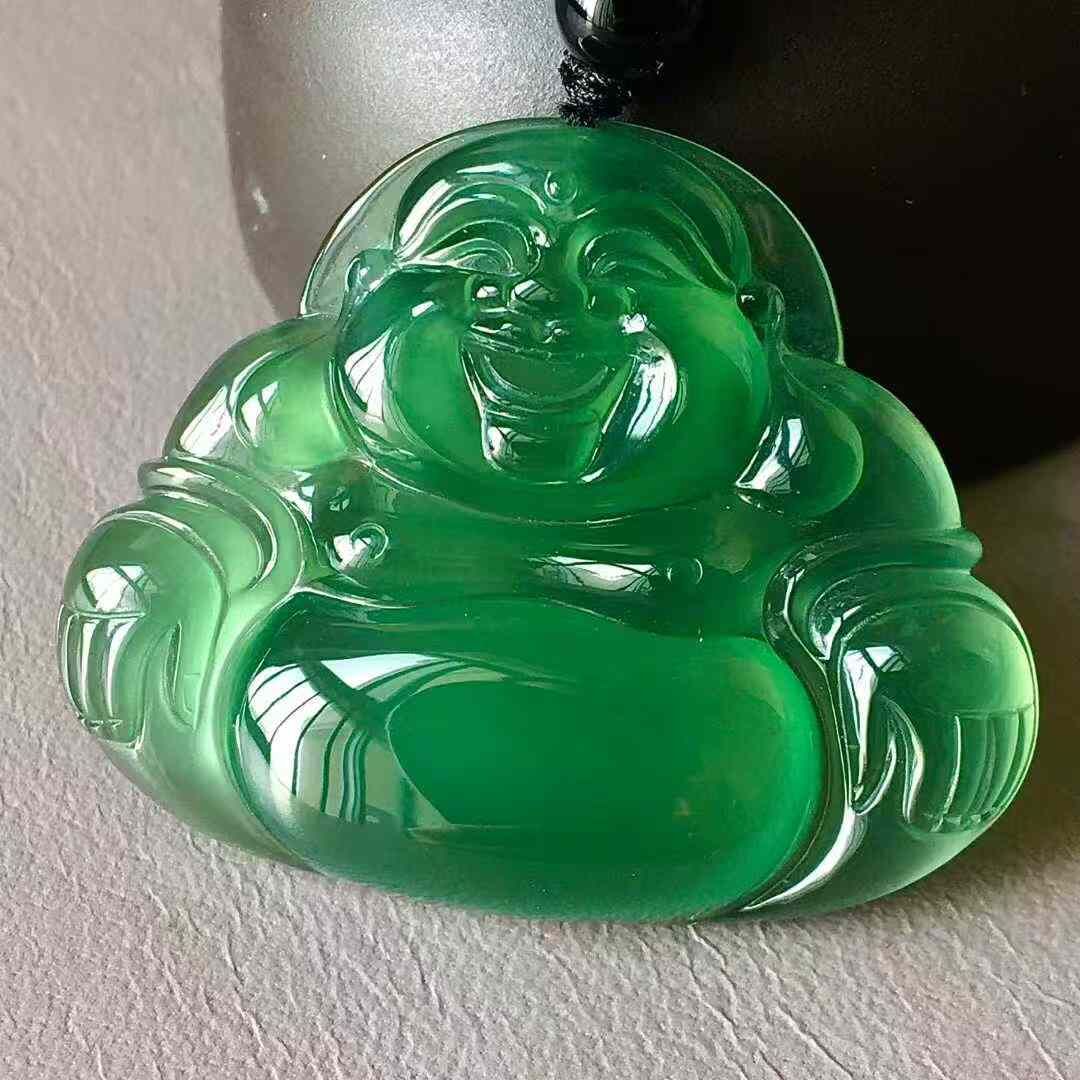 12265554 翡翠高冰晴綠佛公