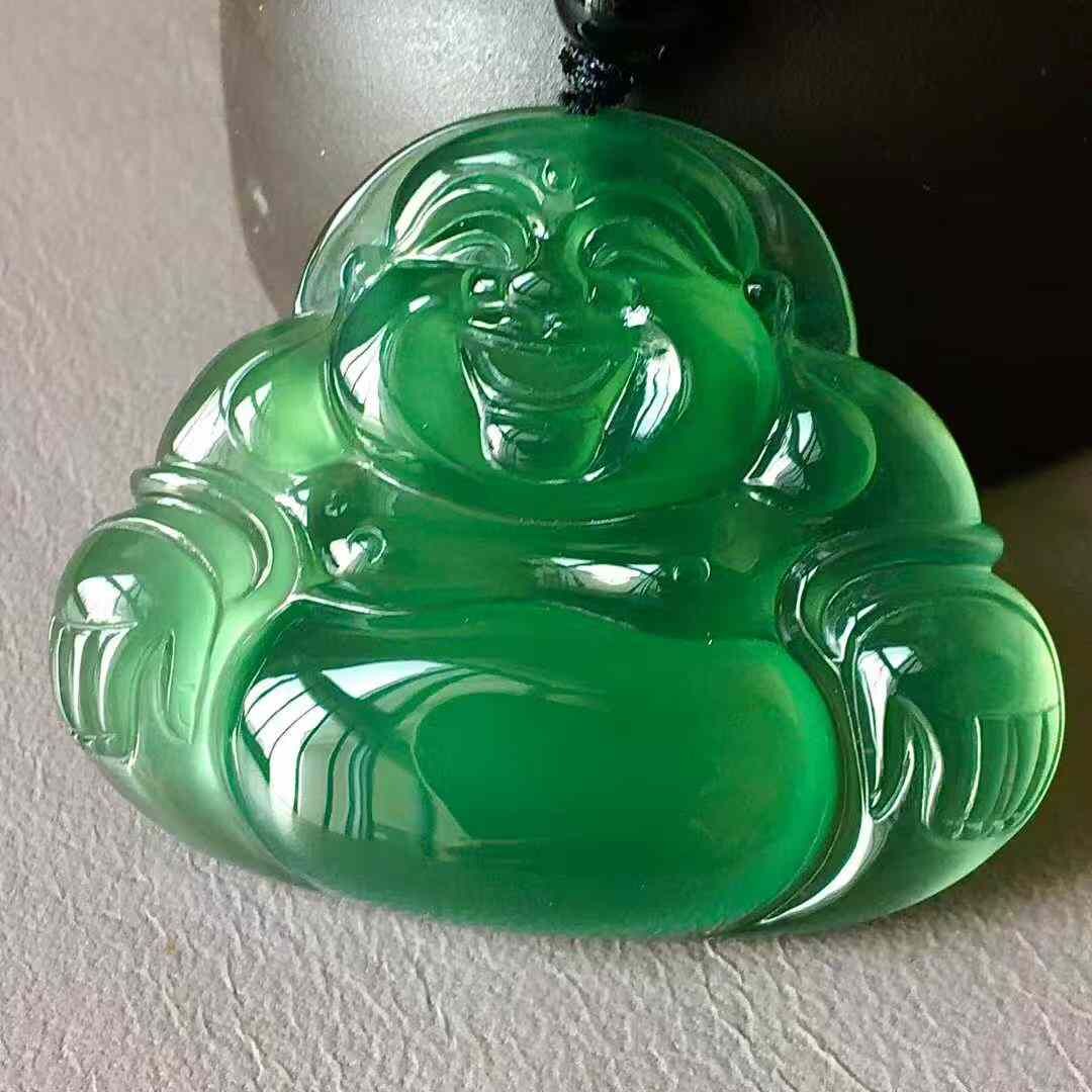 12265554 翡翠高冰晴綠佛公