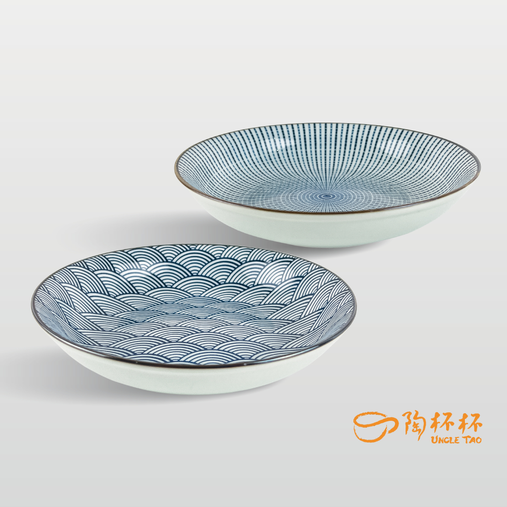 機印7吋飯盤 7吋梅花盤