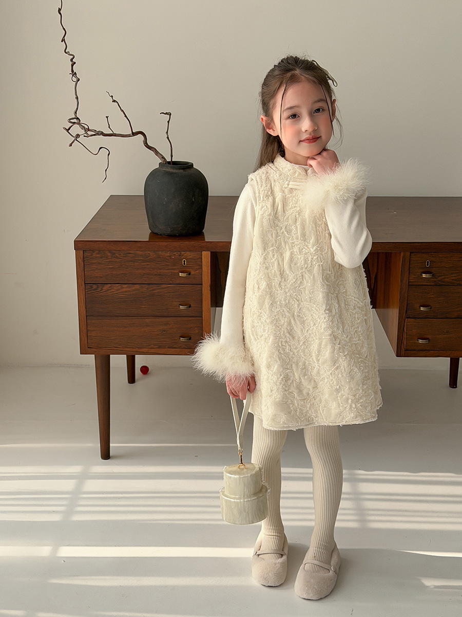 新中式旗袍背心裙(90-170)