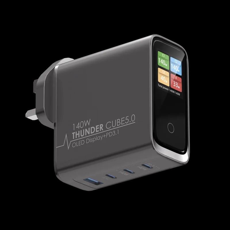 EGO 140W THUNDER CUBE 5 OLED 充電器 LP-140W-3C1A-UE