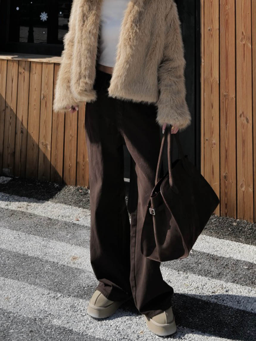 高腰闊腿牛仔褲*2色