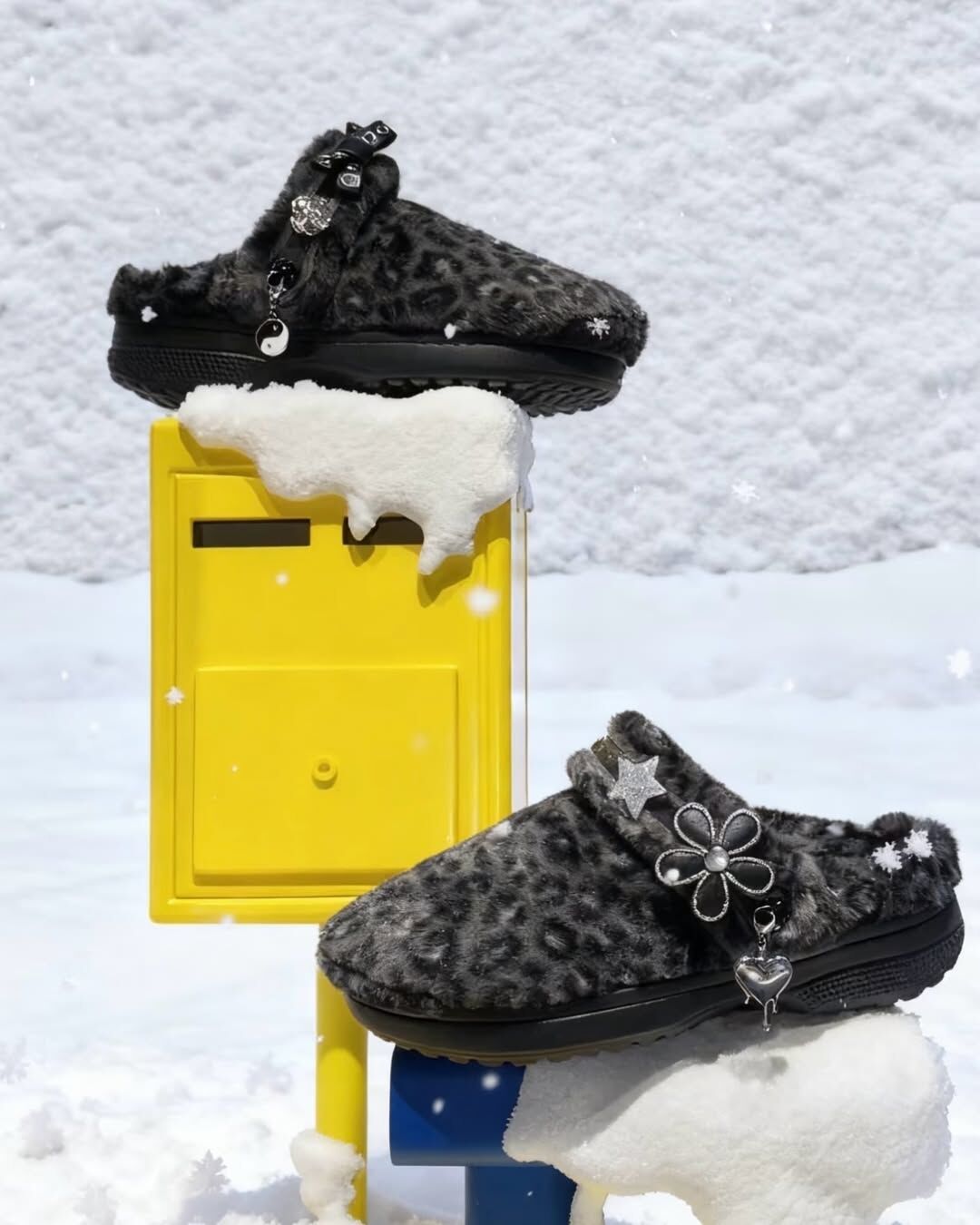 <豹款來啦🐆>Crocs CLASSIC CLOG 豹紋 毛絨拖鞋