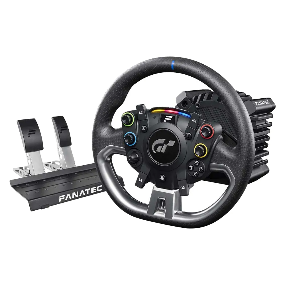 【超神組合】FANATEC DD PRO 5NM套裝+V3三踏板+NLR F-GT LITE摺疊賽車架